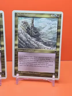 🟡🟡🟡 (2) 1995 Magic The Gathering CHRONICLES NEBUCHADNEZZAR PLAYED 🟡🟡🟡 - Image 3
