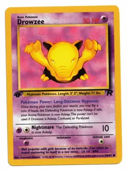 Pokemon Card: Drowzee 54/82 1st Edition Team Rocket Set! EXC - Image 1