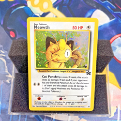 Pokemon TCG - Meowth 10/53 Wotc Promo Holo Vintage Lightly Played - Image 1