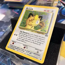 Pokemon TCG - Meowth 10/53 Wotc Promo Holo Vintage Lightly Played - Image 3