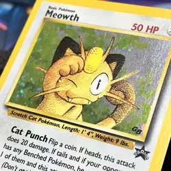 Pokemon TCG - Meowth 10/53 Wotc Promo Holo Vintage Lightly Played - Image 4