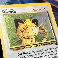 Pokemon TCG - Meowth 10/53 Wotc Promo Holo Vintage Lightly Played - Image 5