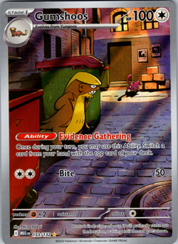 Gumshoos 153/132 ME01: Mega Evolution Illustration Rare - NM - Image 1