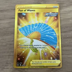 Pokemon Fan of Waves 226/198 Chilling Reign Gold Secret Rare Trainer Pack Fresh - Image 1