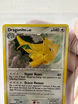 Pokemon TCG 2008 Dragonite 2/146 Legends Awakened Holo DOUBLE SWIRL - Image 2