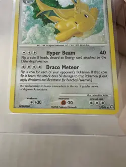 Pokemon TCG 2008 Dragonite 2/146 Legends Awakened Holo DOUBLE SWIRL - Image 3