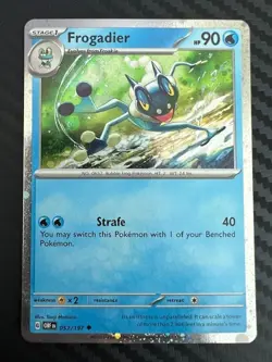 Pokemon TCG Frogadier 057/197 Cosmos Holo Shrouded Fable Promo NM - Image 1
