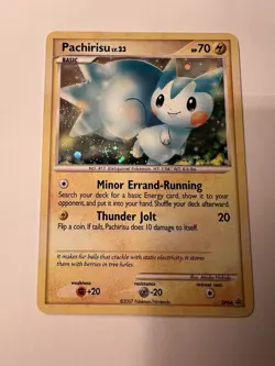 Pokemon TCG Pachirisu DP04 Black Star Promo Holo Near Mint Condition - Image 1