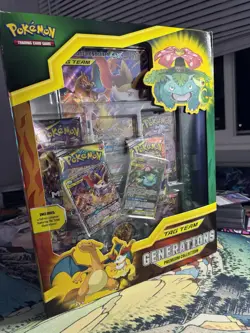 Pokemon Premium Collection Sealed Lot - Tag Team Generations, Kanto Starter VMax - Image 2