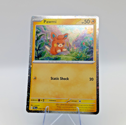 Pokemon TCG - Pawmi 074/193 SV02: Paldea Evolved Cosmo Holo - Image 1