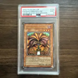 2002 Yu-Gi-Oh! Exodia the Forbidden One LOB-124 Ultra Rare PSA 9 Original - Image 1