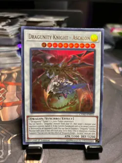 Yu-Gi-Oh! Dragunity Knight - Ascalon 1st Ed. CYHO-EN033 Ultra Rare NM/LP x1 - Image 1