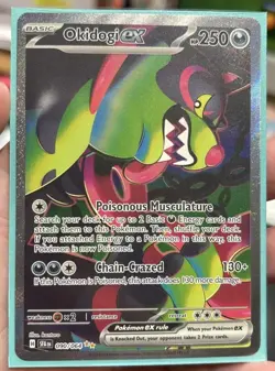 Pokemon TCG OKIDOGI EX SIR Card 090/064 Shrouded Fable Mint-Near Mint - Image 1
