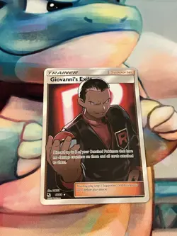 Pokemon Card TCG Giovanni's Exile Full Art 67/68 Hidden Fates - Image 1