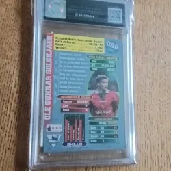 Ole Gunnar Solskjaer Merlin 1996 Card Manchester United Get Graded 7 Mint - Image 5