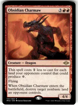 Obsidian Charmaw Modern Horizons 2 Regular MTG - Image 1