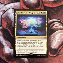 Call the Spirit Dragons / Magic MTG / Tarkir: Dragonstorm - Mythic - NM - Image 1