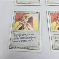Guardian Angel Revised Edition 4x Playset Magic the Gathering MTG LP x4 - Image 4