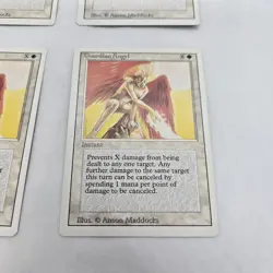 Guardian Angel Revised Edition 4x Playset Magic the Gathering MTG LP x4 - Image 5