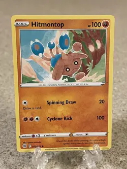 Pokemon TCG Sword & Shield Brilliant Stars Hitmontop 072/172 Common NM/M - Image 1