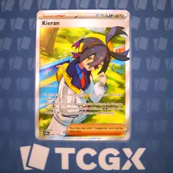 Pokemon - Kieran - 206/167 - SV06: Twilight Masquerade - Holo - Ultra Rare NM - Image 1