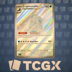 Pokemon - Crabominable - 149/142 - SV07: Stellar Crown - Holo NM - Image 1