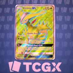 Pokemon - Virizion GX (Full Art) - 197/214 - SM Lost Thunder - Holo - Ultra R LP - Image 1