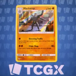 Pokemon - Machamp - 13/18 - SM Detective Pikachu - Holo - Rare LP - Image 1