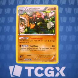 Pokemon - Conkeldurr - 64/101 - BW Noble Victories - Holo - Holo Rare NM - Image 1
