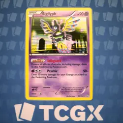 Pokemon - Sigilyph - 52/124 - BW Dragons Exalted - Holo - Holo Rare NM - Image 1