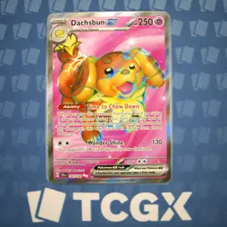 Pokemon - Dachsbun ex - 160/142 - SV07: Stellar Crown - Holo - Ultra Rare NM - Image 1