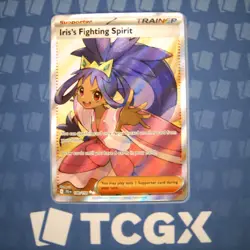 Pokemon - Iris's Fighting Spirit - 180/159 - SV09: Journey Together - Holo NM - Image 1