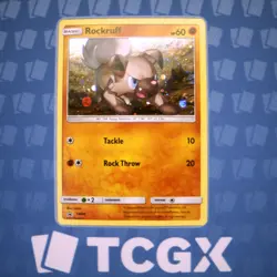 Pokemon - Rockruff - SM06 - SM Promo - Holo NM - Image 1
