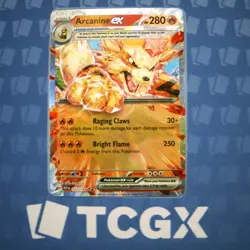 Pokemon - Arcanine ex - 032/198 - SV01: Scarlet & Violet Base Set - Holo NM - Image 1