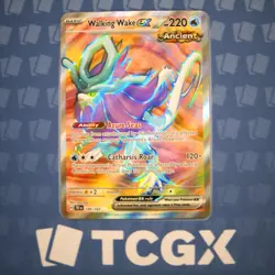 Pokemon - Walking Wake ex - 189/162 - SV05: Temporal Forces - Holo - Ultra Ra NM - Image 1