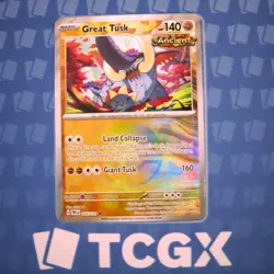 Pokemon - Great Tusk (Poke Ball Pattern) - 055/131 - SV: Prismatic Evolutions NM - Image 1