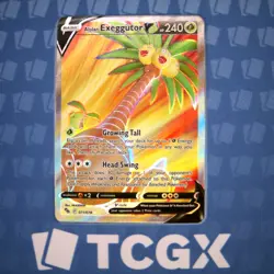 Pokemon - Alolan Exeggutor V (Full Art) - 071/078 - SWSH: Pokemon GO - Holo NM - Image 1