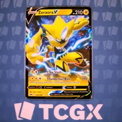 Pokemon - Zeraora V - 053/159 - SWSH: Crown Zenith - Holo - Ultra Rare NM - Image 1
