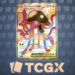Pokemon - Toedscruel ex - 213/091 - SV: Paldean Fates - Holo - Shiny Ultra Ra NM - Image 1