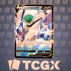 Pokemon - Ice Rider Calyrex V - SWSH130 - SWSH: Sword & Shield Promo - H NM - Image 1