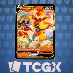 Pokemon - Infernape V - SWSH252 - SWSH: Sword & Shield Promo - Holo NM - Image 1