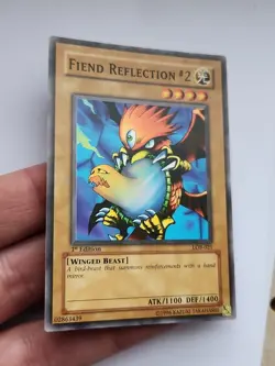 Yu-Gi-Oh! TCG Fiend Reflection #2 Legend of Blue Eyes White Dragon Lob-021 1st - Image 1