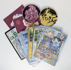 Pokemon TCG: 2025 Holiday Calendar - 8 Promo Cards, 2 Coins, 2 Sticker Sheets NM - Image 1