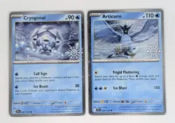 Pokemon TCG: 2025 Holiday Calendar - 8 Promo Cards, 2 Coins, 2 Sticker Sheets NM - Image 5