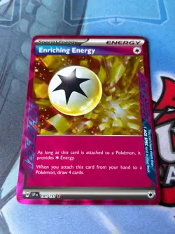 Pokemon Enriching Energy 191/191 - Surging Sparks - Pokemon Card - ACE Spec Rare - Image 1