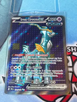 Pokemon Iron Crown EX 191/162 Sv05: Temporal Forces Holo Rare Card - Image 1