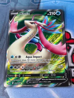 Pokemon - Milotic V - 179/192 - SWSH Rebel Clash - Full Art Card NM - Image 1
