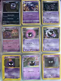 Pokemon Card Species Set Lot - 9x Unique Cards / Gastly Family 5 - Image 1