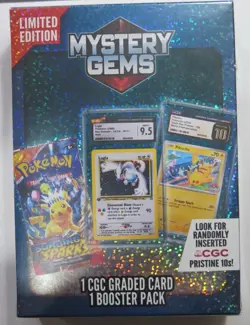 5x POKEMON MYSTERY GEMS BOX 1 CGC CARD BOOSTER PACK LIMITED EDITION - FIVE - Image 3