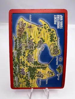 Pokemon Card Charizard Blastoise Venusaur Town Map Bandai Carddass 1996 Japanese - Image 5